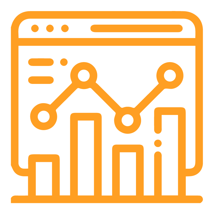 Desktop Bar chart Icon - ExpenseOut