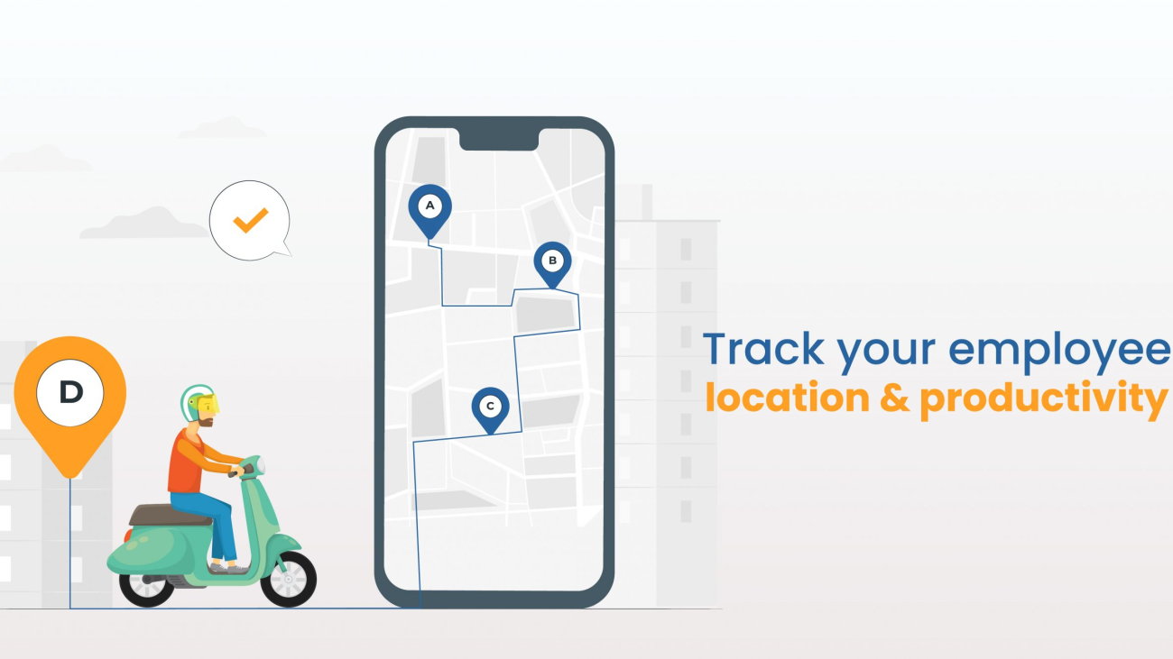 Track your employee location & productivity