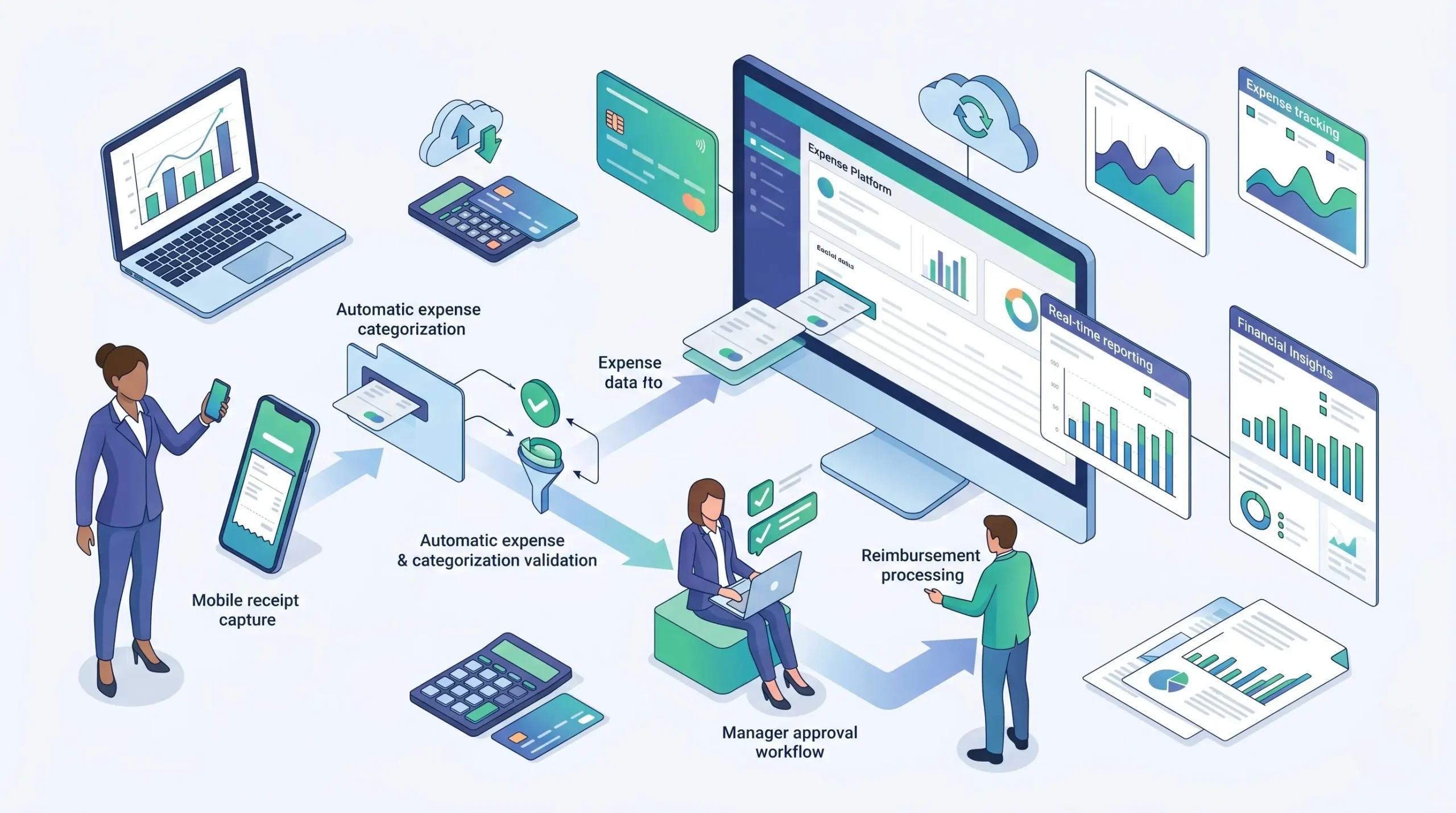 how employee expense tracking software solves these challenges
